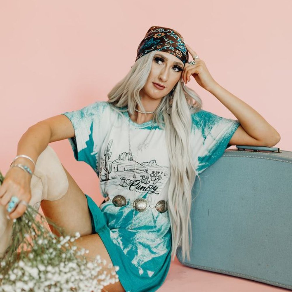 BLEACHED PUNCHY Dye Graphic Tee - Picture 10 of 14